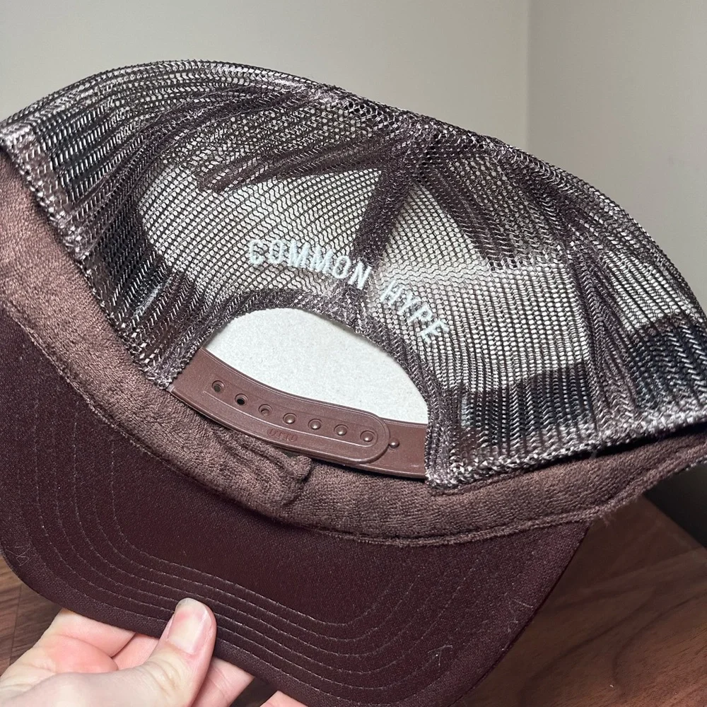 Classic Brown and White Trucker Cap